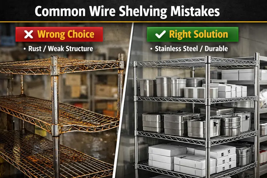Top 5 Mistakes When Buying Wire Shelving (And How to Avoid Them)