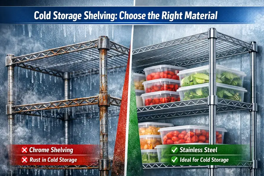 Wire Shelving for Cold Storage: Best Materials & Design Guide