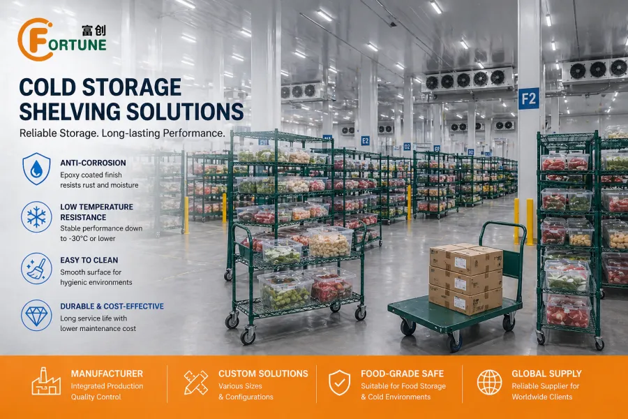 Cold Storage Shelving Solution: How to Reduce Rust & Maintenance Costs in Freezer Rooms