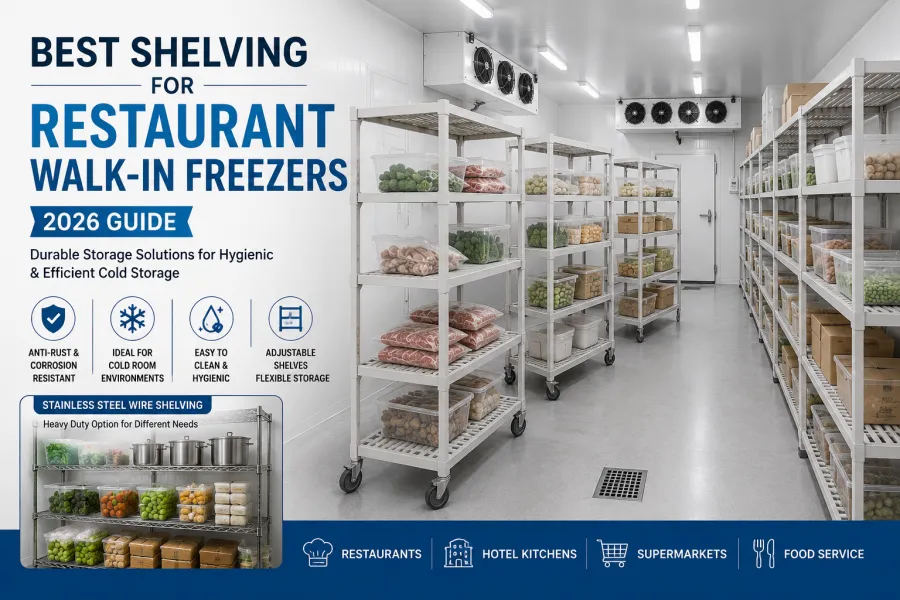 Best Shelving for Restaurant Walk-In Freezers (2026 Guide)