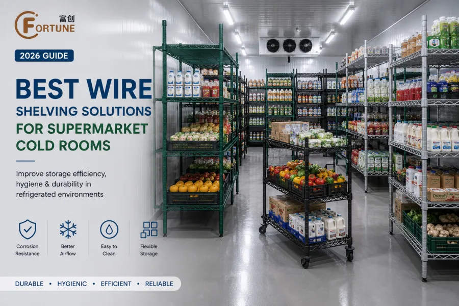 Best Wire Shelving Solutions for Supermarket Cold Rooms (2026 Guide)