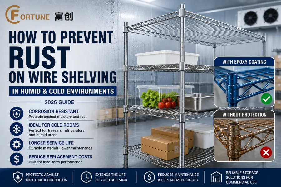 How to Prevent Rust on Wire Shelving in Humid & Cold Environments (2026 Guide)