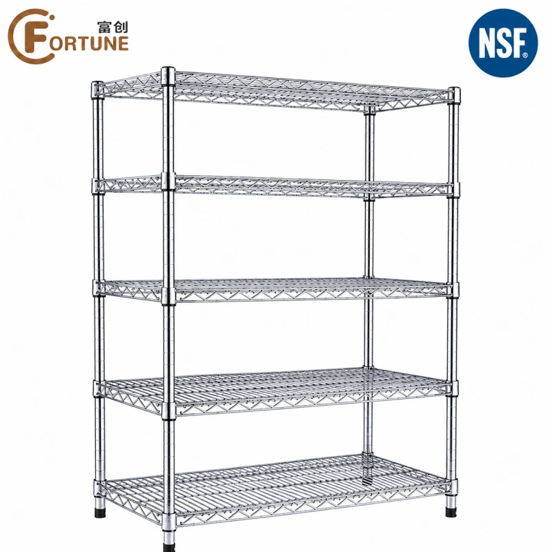 NSF Certified Chrome Wire Shelving