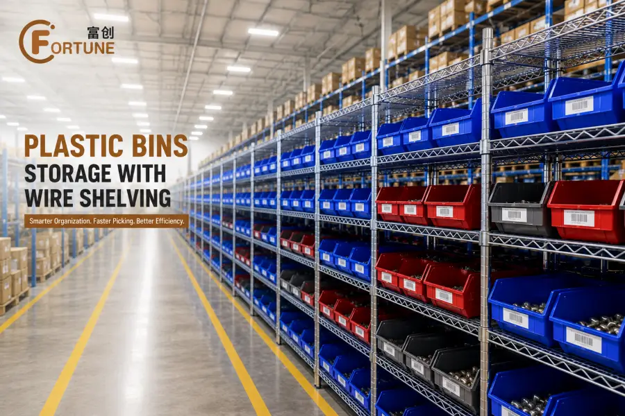 Why More Warehouses Are Using Plastic Bins with Wire Shelving