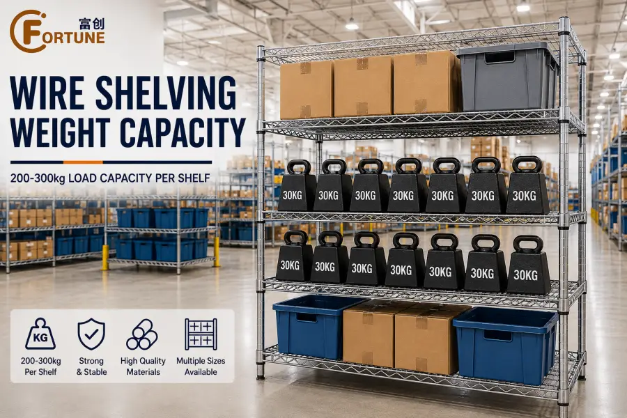 How Much Weight Can Wire Shelving Hold? Understanding Wire Shelving Weight Capacity