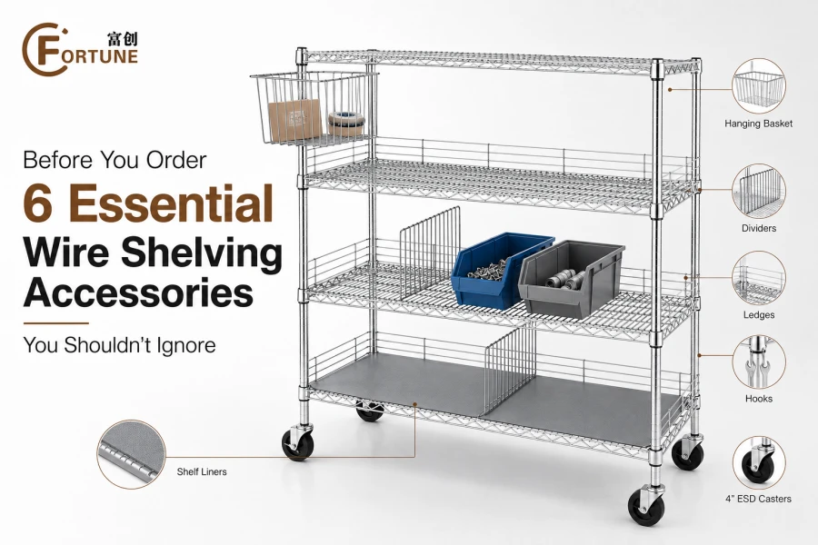 Before You Order Wire Shelving: 6 Essential Accessories You Shouldn't Ignore