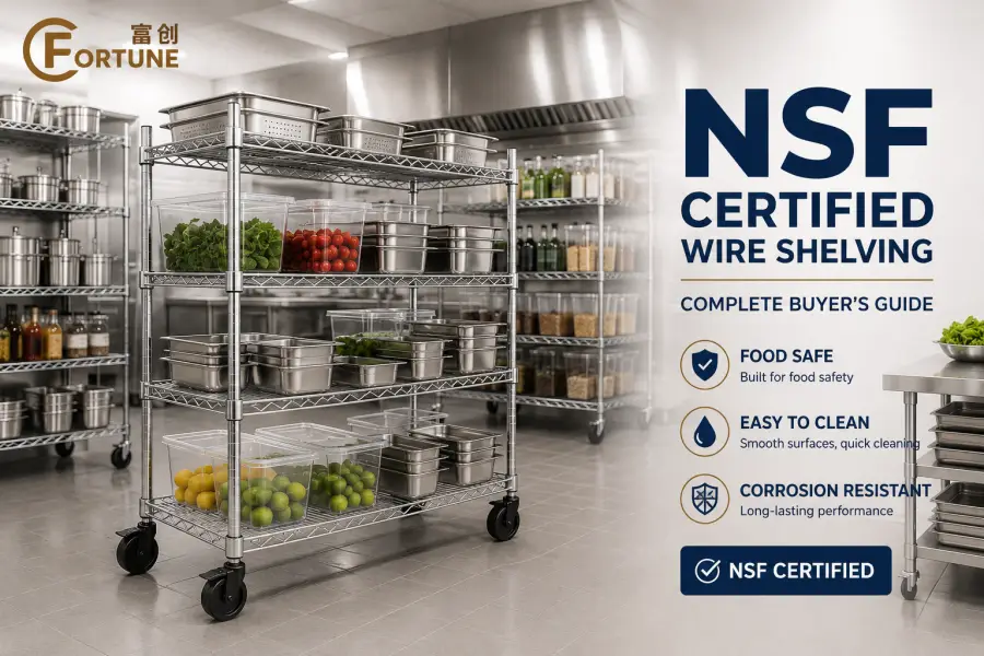 What Does NSF Certified Wire Shelving Mean? A Complete Guide for Buyers
