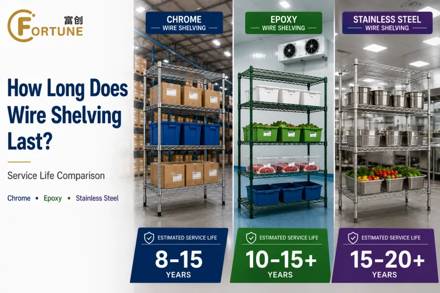 How Long Does Wire Shelving Last? Factors That Affect Its Service Life