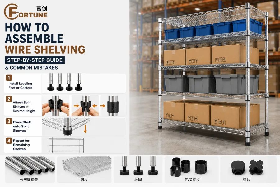 How to Assemble Wire Shelving: Step-by-Step Guide & Common Mistakes