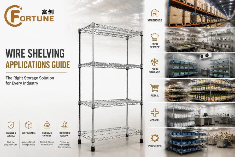 Wire Shelving Applications Guide: Choosing the Best Solution for Different Industries